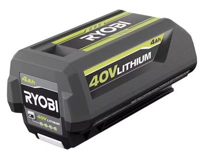 New Ryobi 40V 4Ah Lithium Battery and Charger