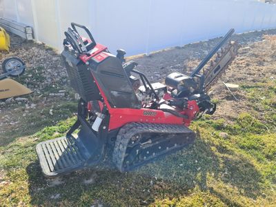 Barreto 20RTK Stand On Walk behind tracked trencher LOW HOURS Sprinklers Utilities Gas Line