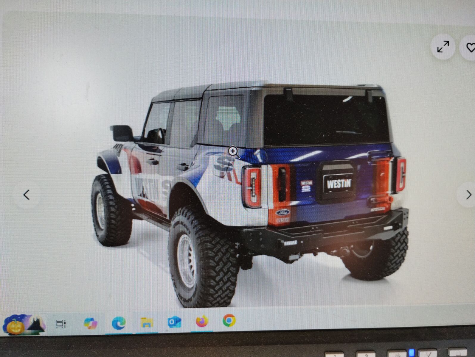 ford bronco 2021-2025 rear xts bumper pt #59-712255