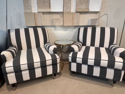 Safavieh Chloe Club Accent Chair Black and White Espresso