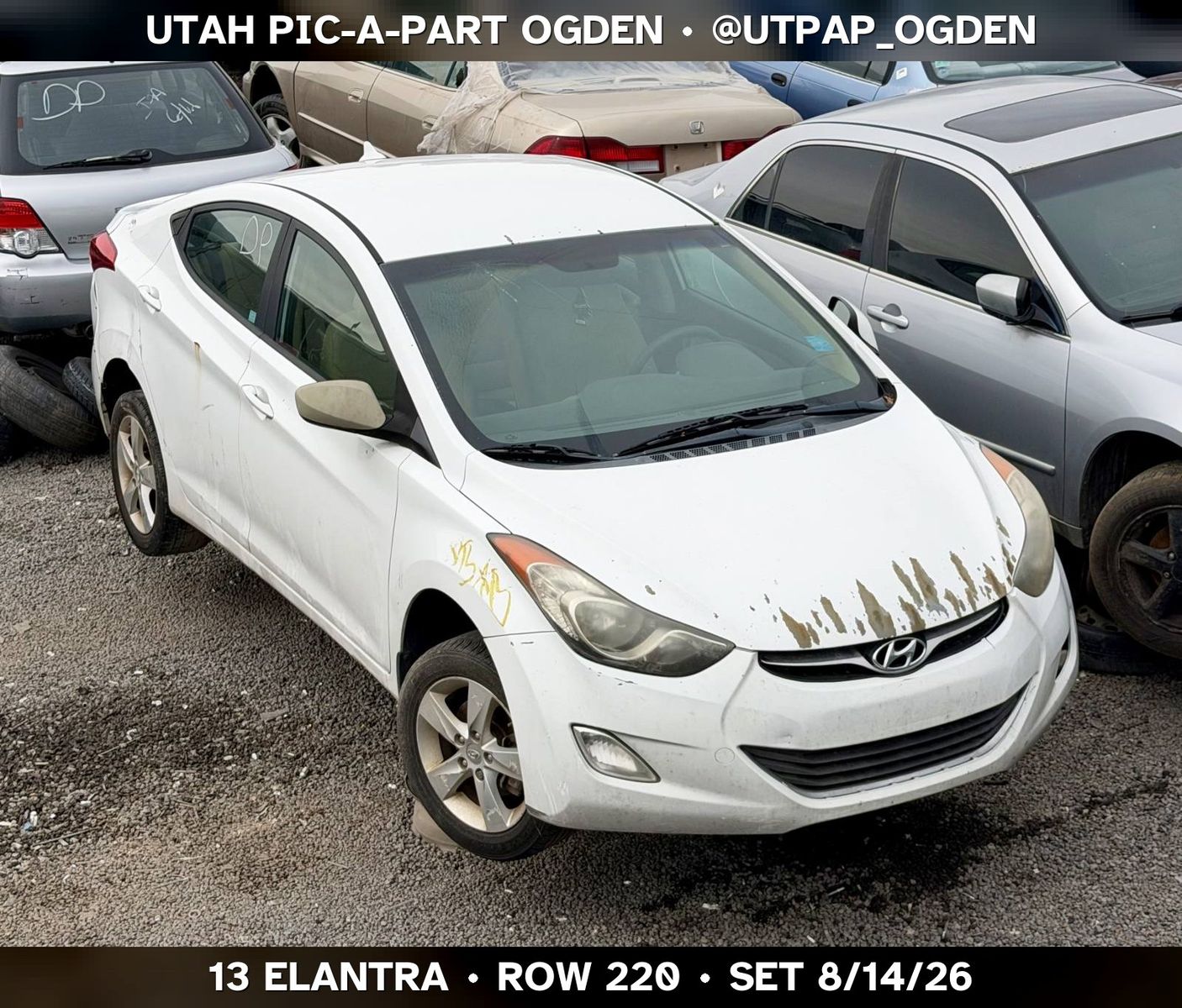 Just In! 2013 Hyundai Elantra Parts - UTPAP Ogden