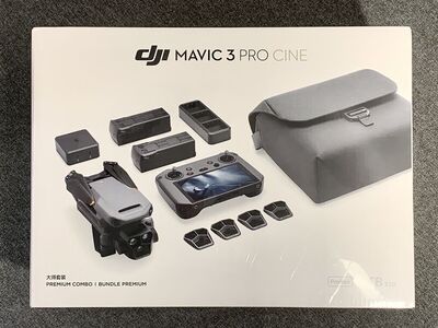 DJI Mavic 3 Pro Cine Drone & RC Pro - Sealed, NIB