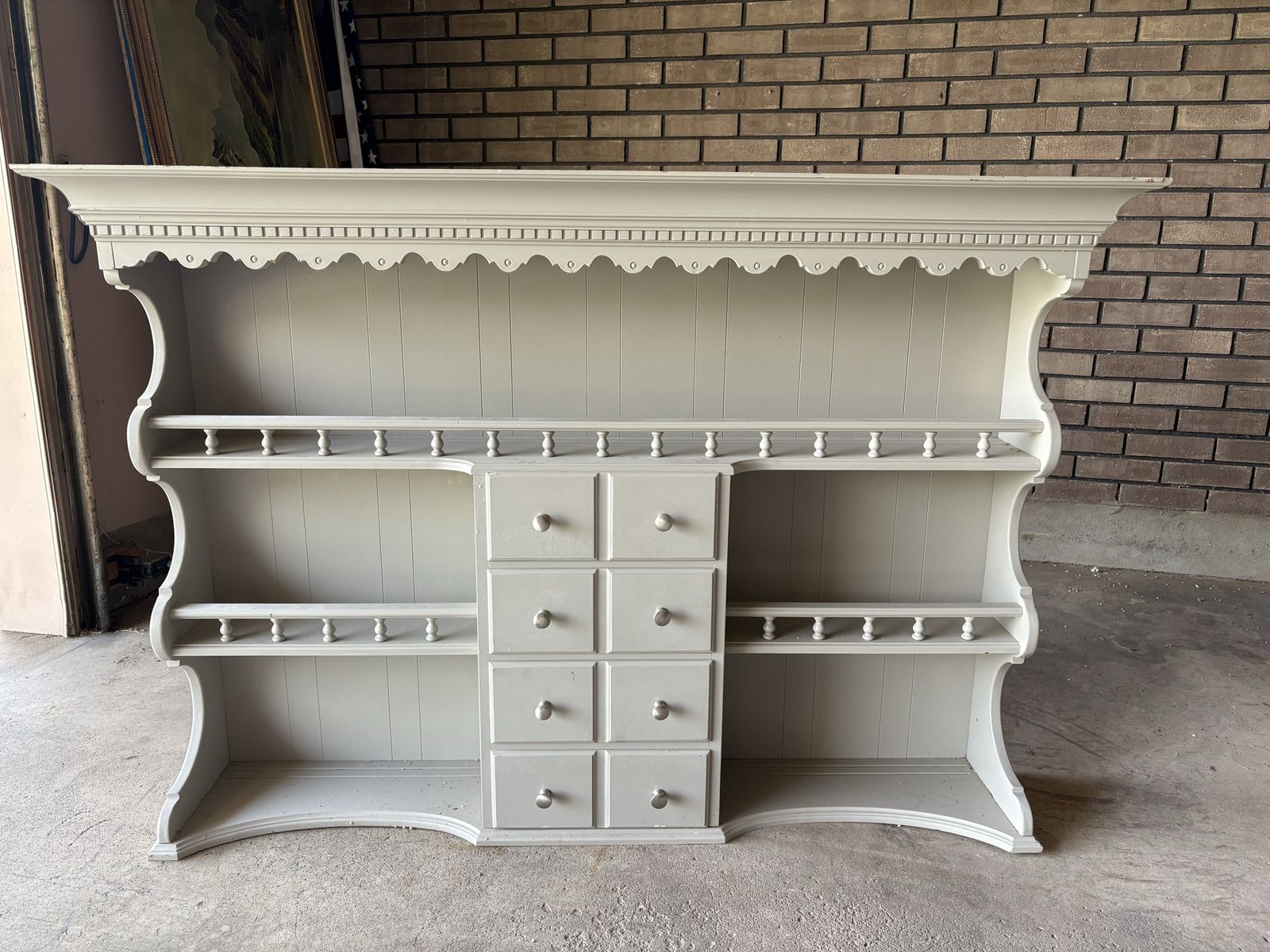 Vintage Wood Hutch / Display Shelf with Drawers – $250 OBO