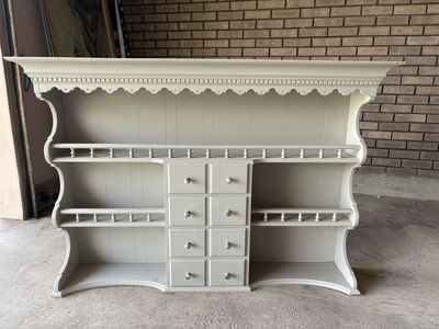 Vintage Wood Hutch / Display Shelf with Drawers – $250 OBO