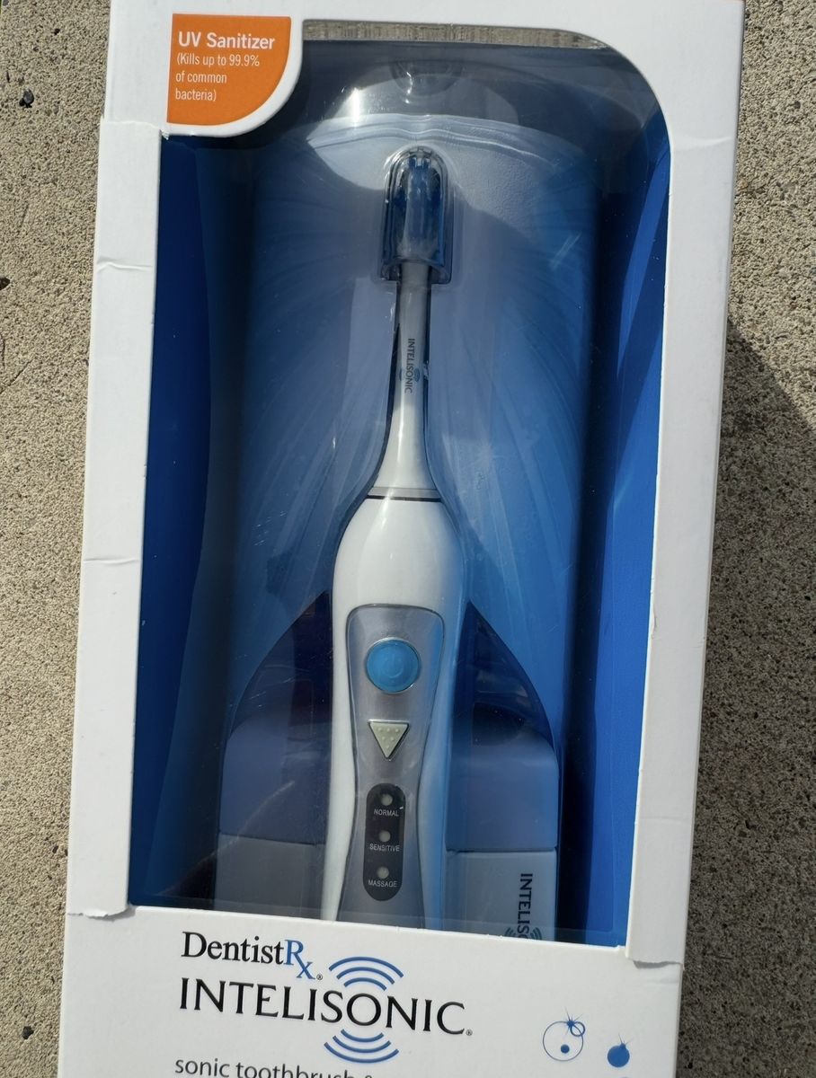 New DentisRx inteliSONIC toothbrush & UV Sanitizer