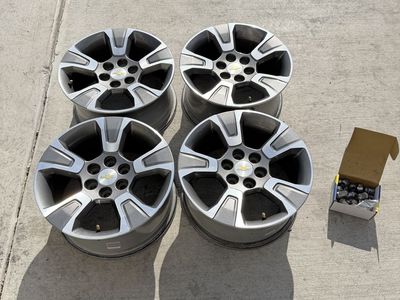 Chevy Colorado Rims 17” with sensors like new