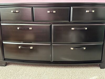 Dresser and King Bed Frame