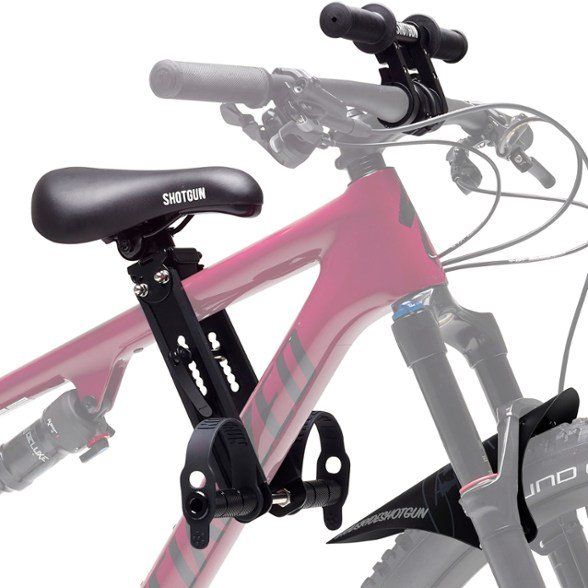 Shotgun Kids Mountain Bike Seat Combo - Front Mounted Child Seat & Handlebars