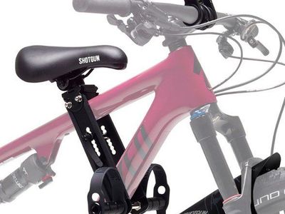 Shotgun Kids Mountain Bike Seat Combo - Front Mounted Child Seat & Handlebars
