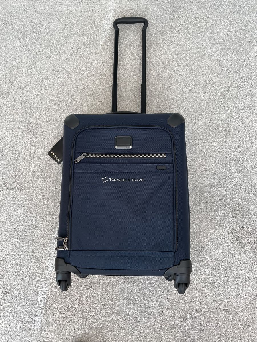 TUMI International Alpha Collection office 4 wheeled carry-on.