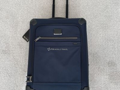 TUMI International Alpha Collection office 4 wheeled carry-on.