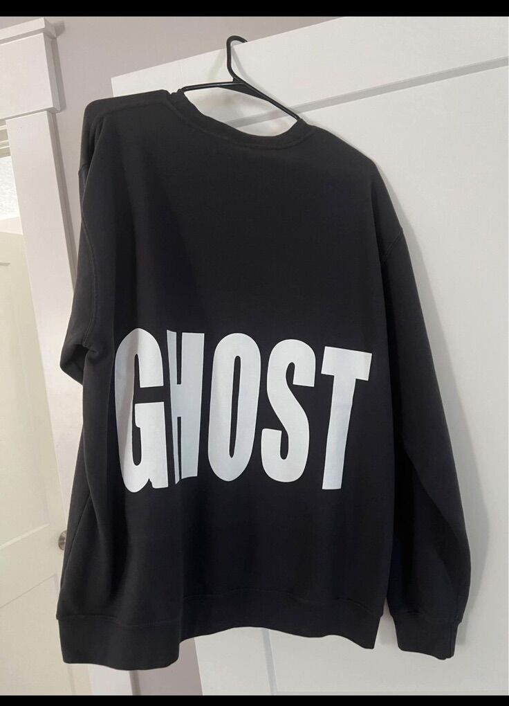 Justin Bieber Ghost Lyrics Crewneck