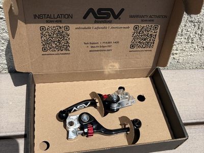 ASV Unbreakable Adjustable Brake & Clutch Lever Set *Shorty*
