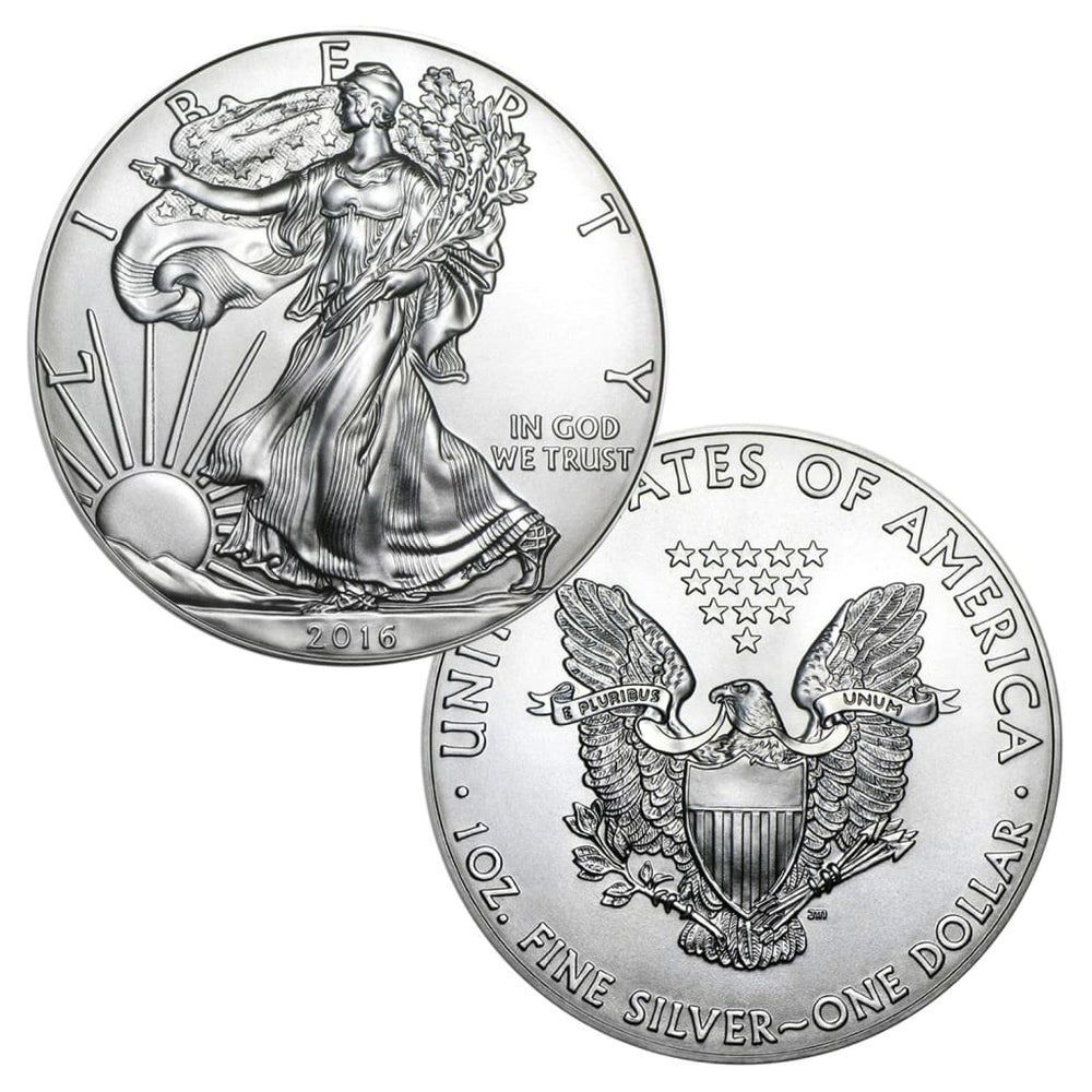 18 ASE & 2 generic silver rounds