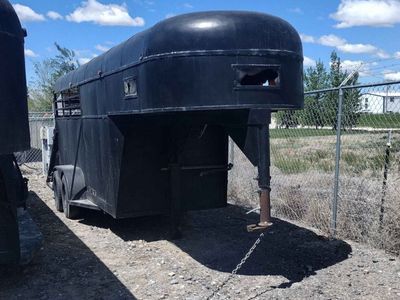 Black Horse Trailer can be used for Atvs and Livestock.