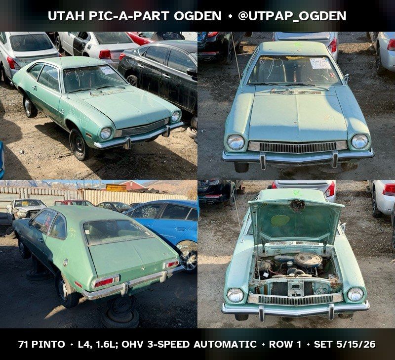 1971 Ford Pinto Parts - UTPAP Ogden