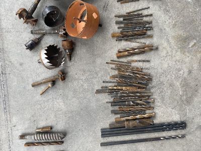 About 100 Drill Bits