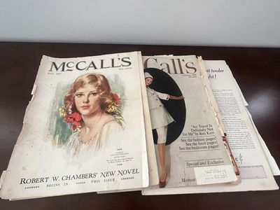 Vintage McCalls Magazines from 1927, 1928, and 1960