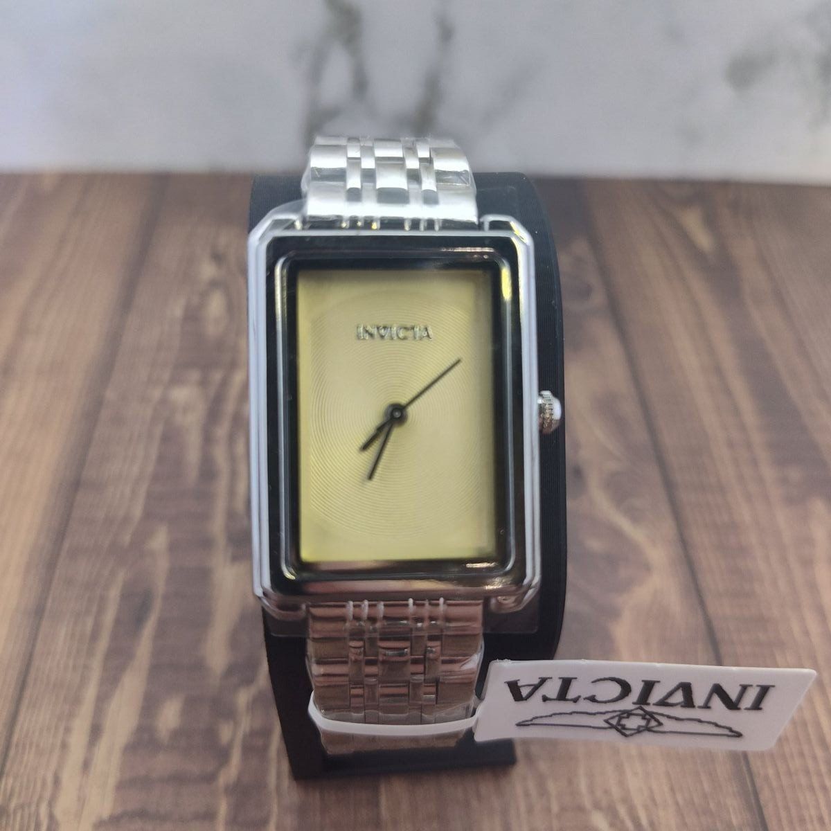 Invicta Wildflower Princess Women’s 26mm Quartz Steel Watch Gold Dial (69332)