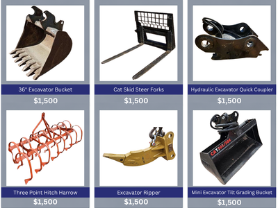 Excavator, Skid Steer, and Tractor Attachments