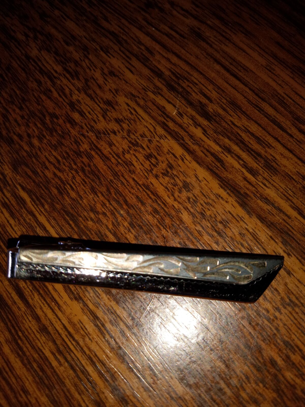Vintage Anson silver filled tie clip