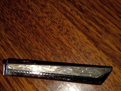 Vintage Anson silver filled tie clip