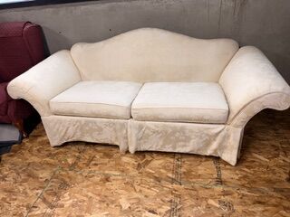 Vintage White Sofa
