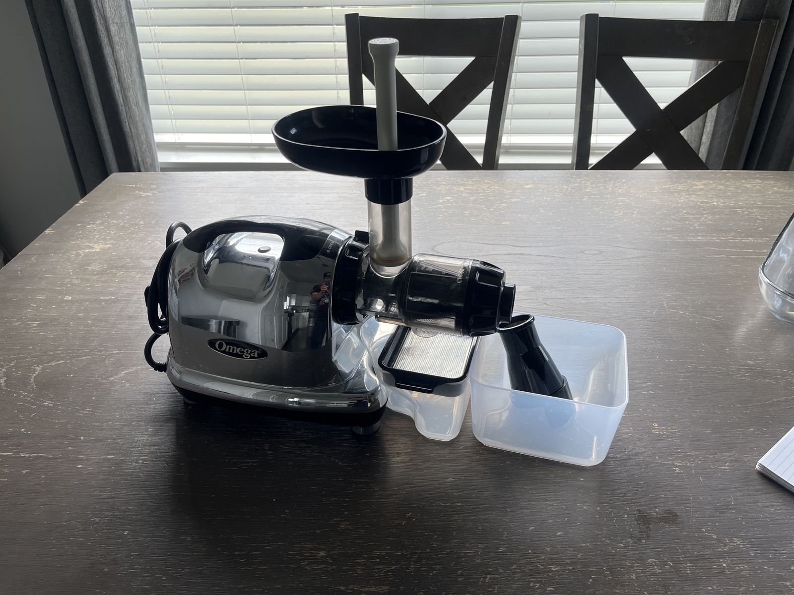 Omega Nutrition Center Masticating Juicer stainless steel