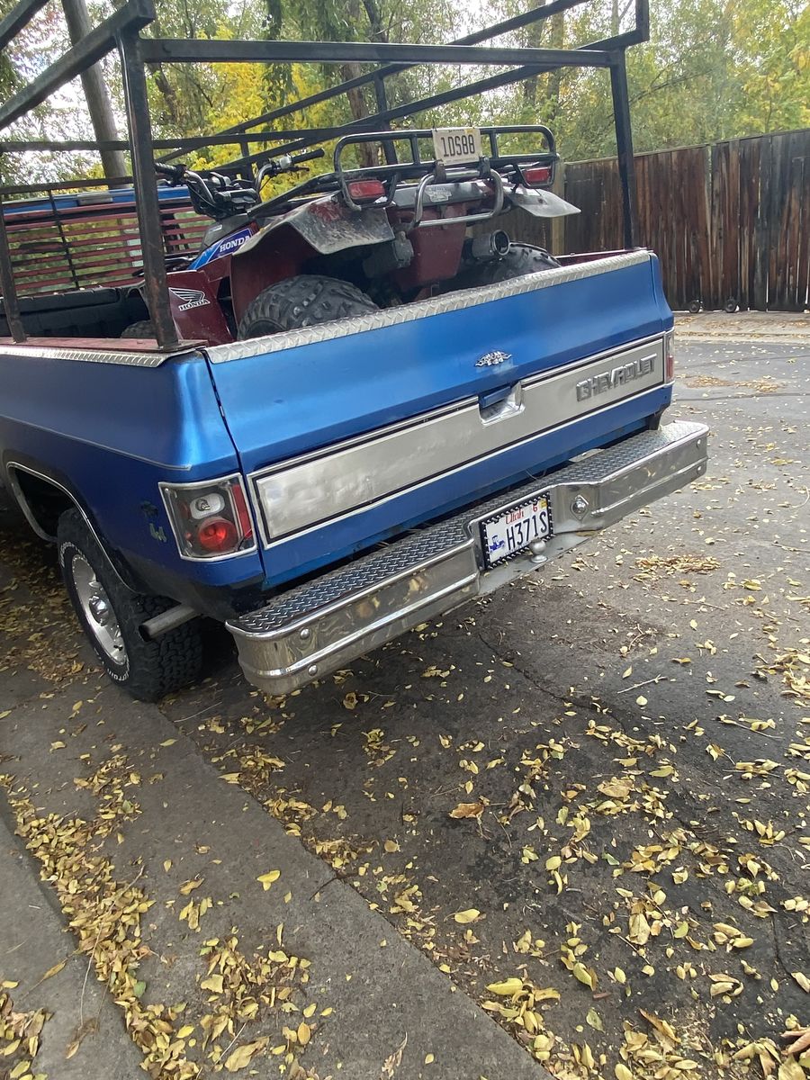 older chevy truck Heavy duty ladder rack.