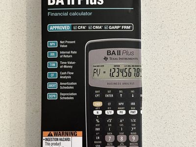 Texas Instruments BAII Plus Calculator