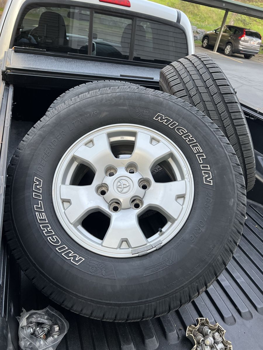 Set Of 4 Michelin Defender LTX on 6x139.7mm Wheels