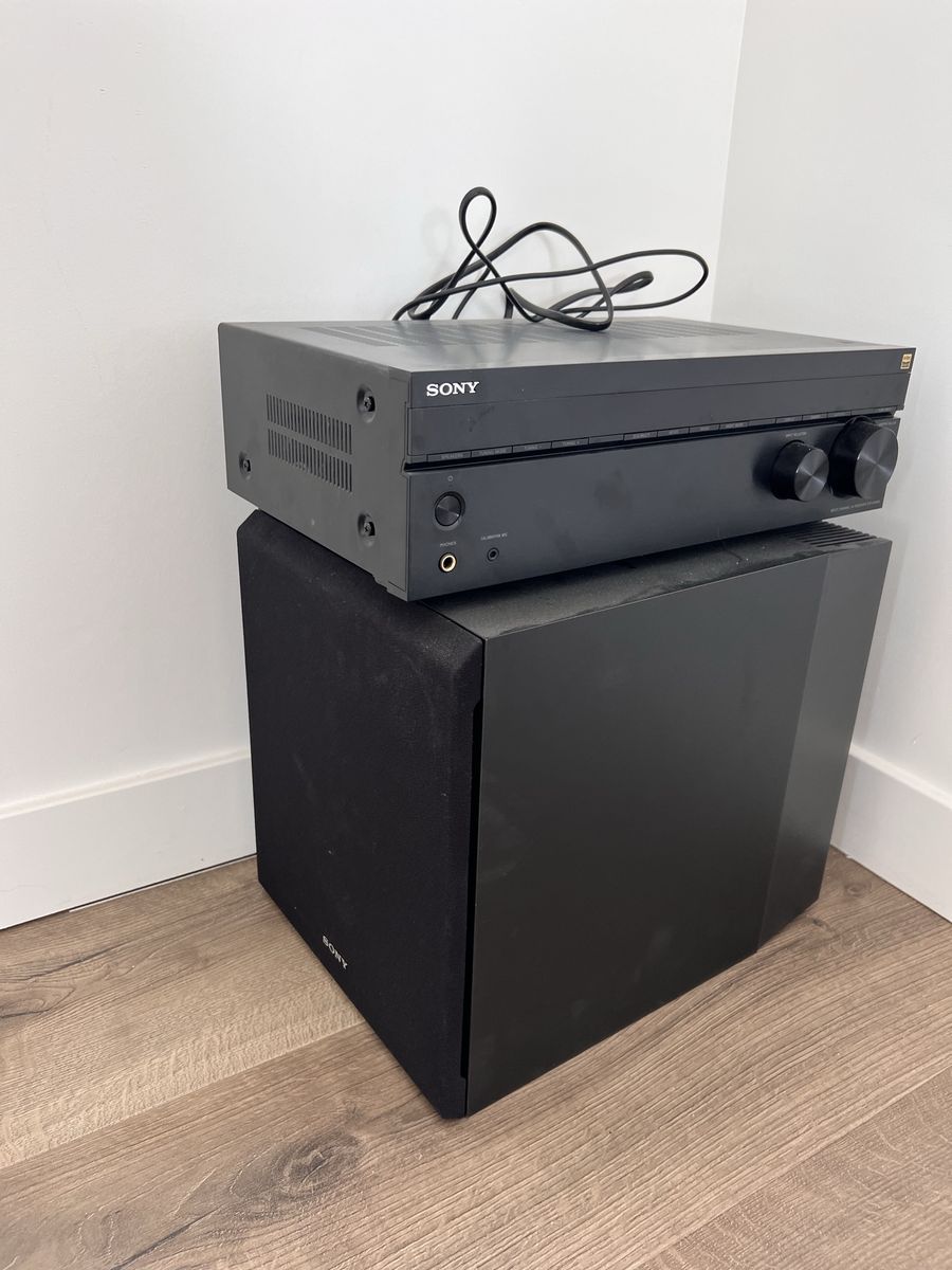 Sony STR-DH590 5.2-Ch AV Receiver & SA-CS9 Active Subwoofer Home Theater System