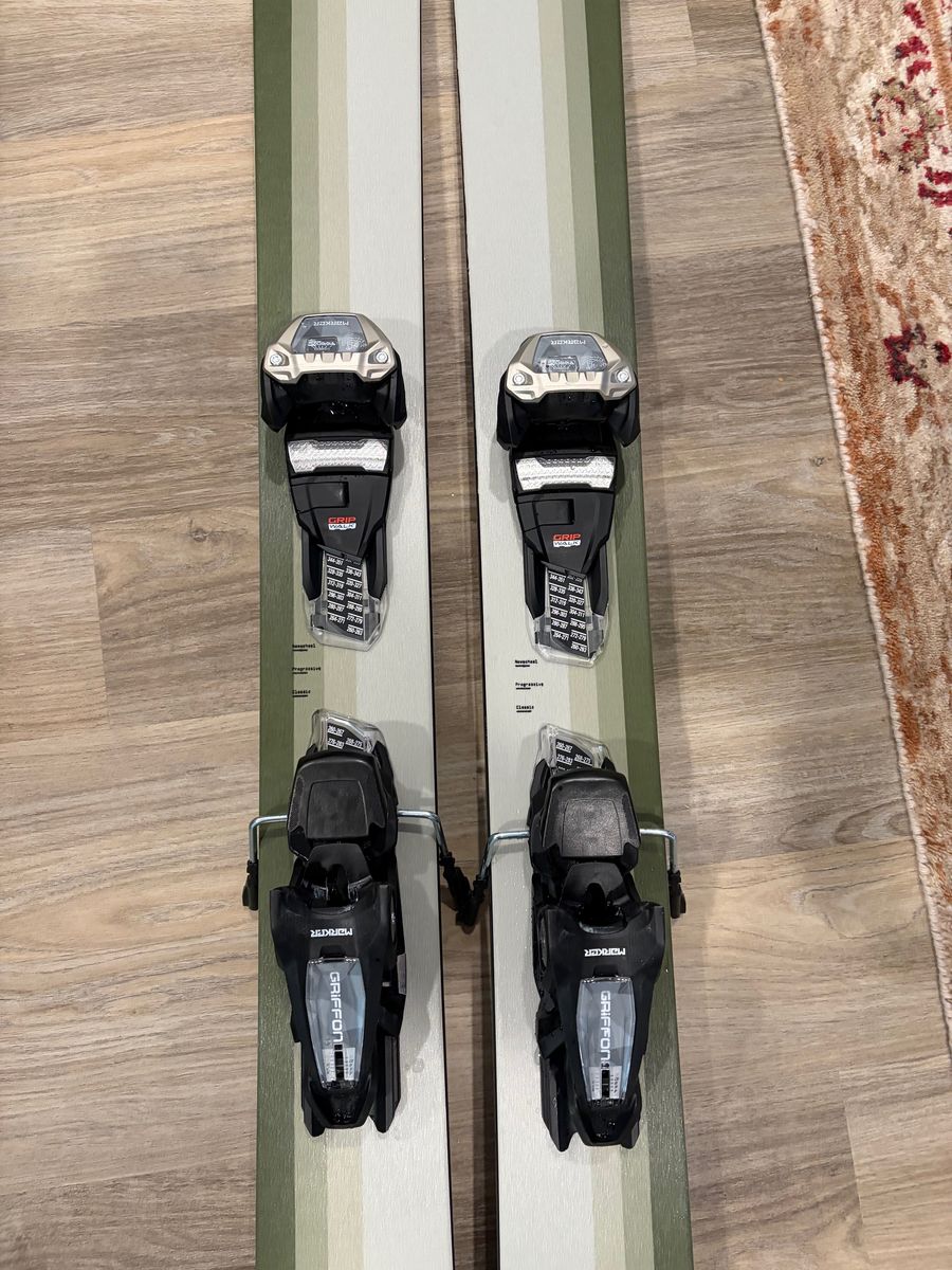 Faction Dancer 4 size 185 skis with Marker Griffon 13 bindings