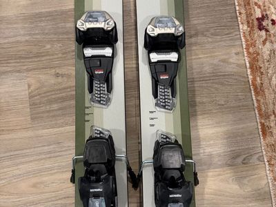Faction Dancer 4 size 185 skis with Marker Griffon 13 bindings