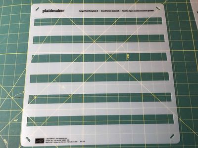 Stampin Up! Plaidmaker Large Plaid Template 12” x 12”