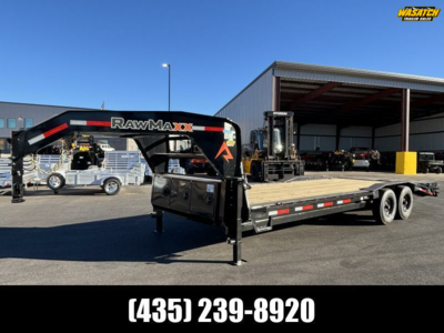 RawMaxx 8.5X24 16K LDX EQUIPMENT HAULER Flatbed Trailer
