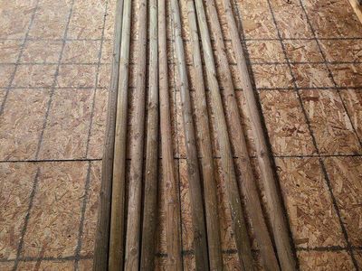 Wooden tree stakes