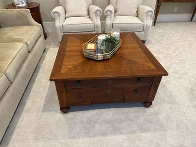 Lexington Coffee Table with Drawers - Elegant Living Room Furniture