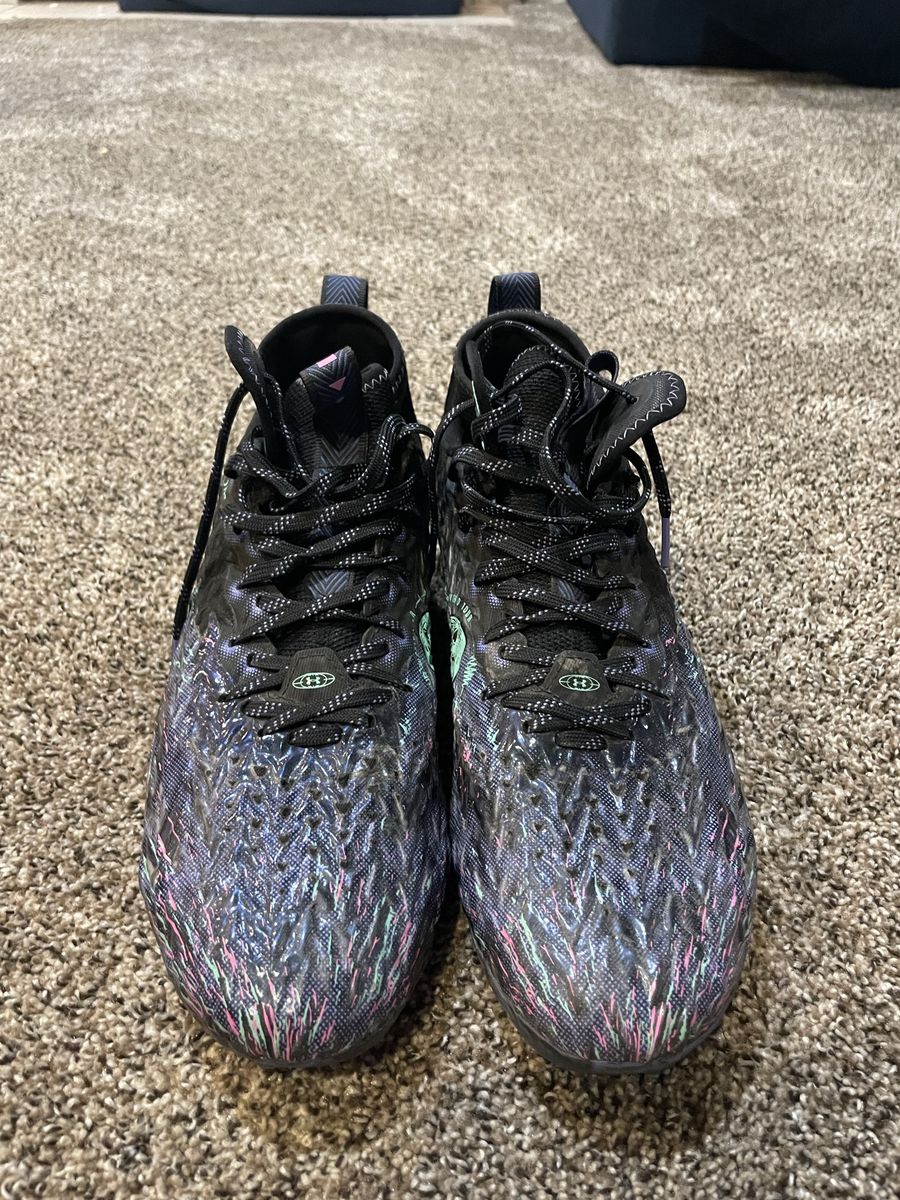 Under Armour Magnetico Clone World Tour Football Cleats - Men's Size 12.5 - Black Multi