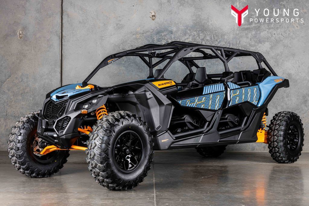 2026 Can-Am® Maverick X3 MAX DS Turbo Scandi Blue & Orange Crush