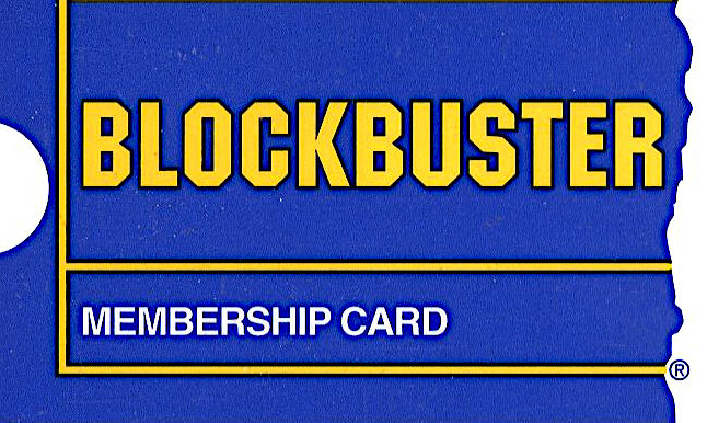 Vintage Blockbuster Membership card