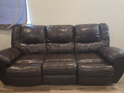Leather (pleather) Couch