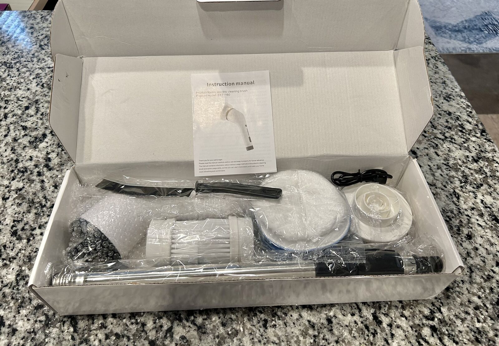 New 8 in 1 Electric Spin Cleaning Brush Cordless