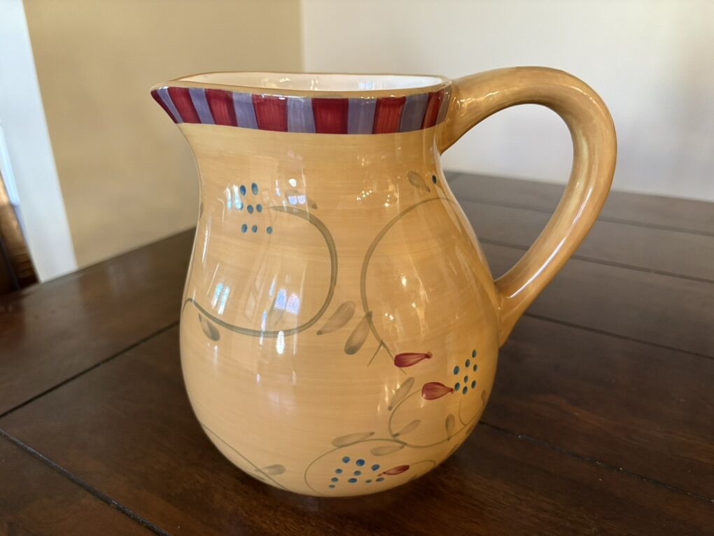 Yellow Olivia Pitcher By Debby Segura