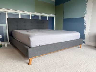 MCM Upolstered King Bedframe