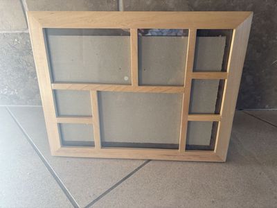 Light Wood Multi Picture Tabletop Frame