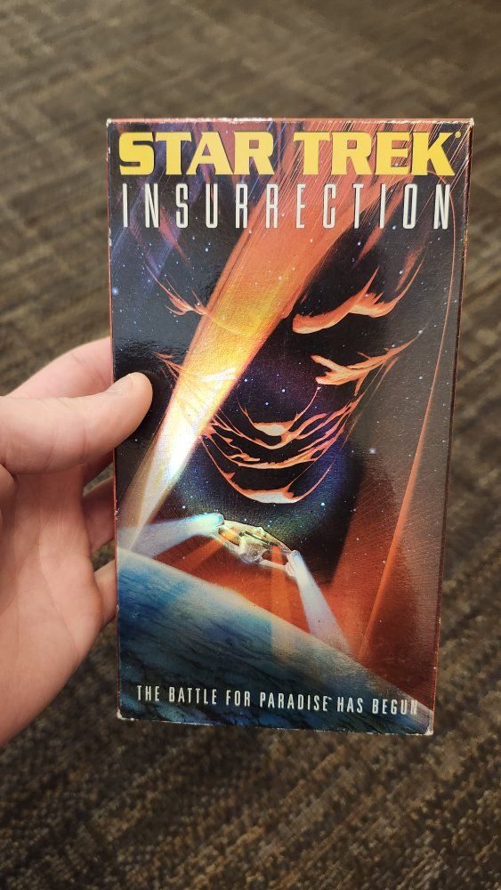 Star Trek Insurrection VHS Tape