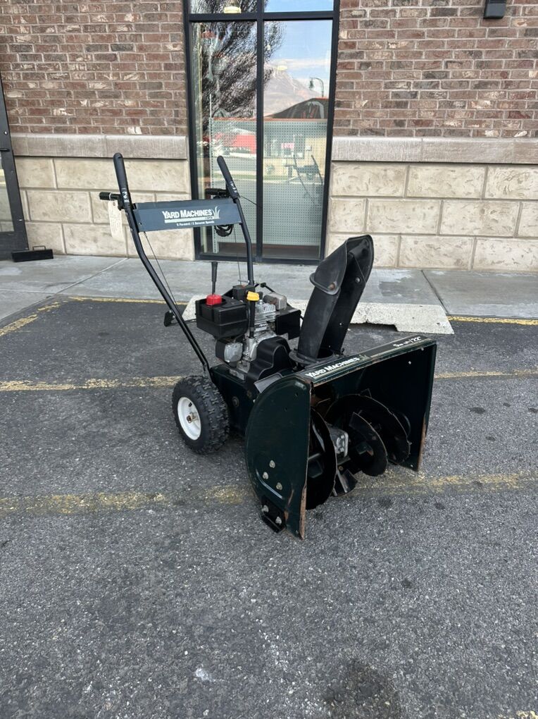 Used Yard Machine 2 stage snowblower