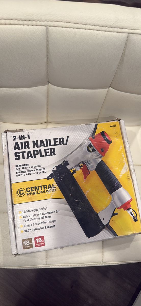 2-in-1 Air Nailer/Stapler