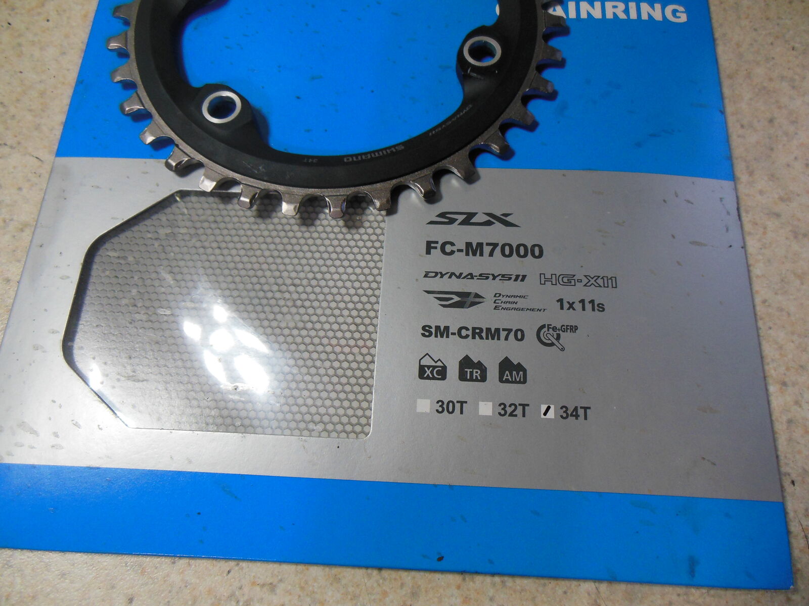 Shimano dynasys 34 tooth 11 speed 1x chainring